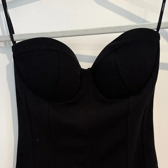 Strapless Black Bodysuit - Picture 2 of 4